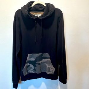 Coach Black Hoodie with Gray Camo Pocket
